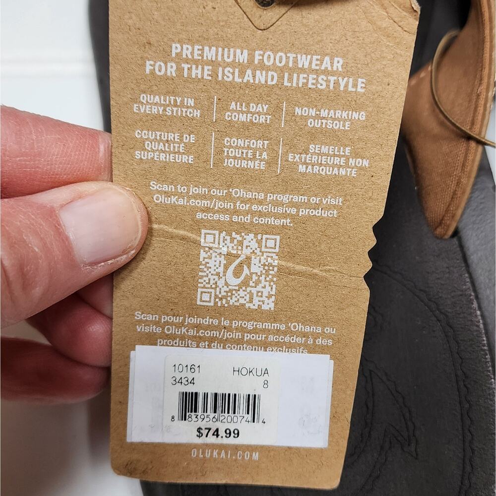 NWT Olukai Hokua Men's Beach Flip Flop Sandals - Picture 10 of 10